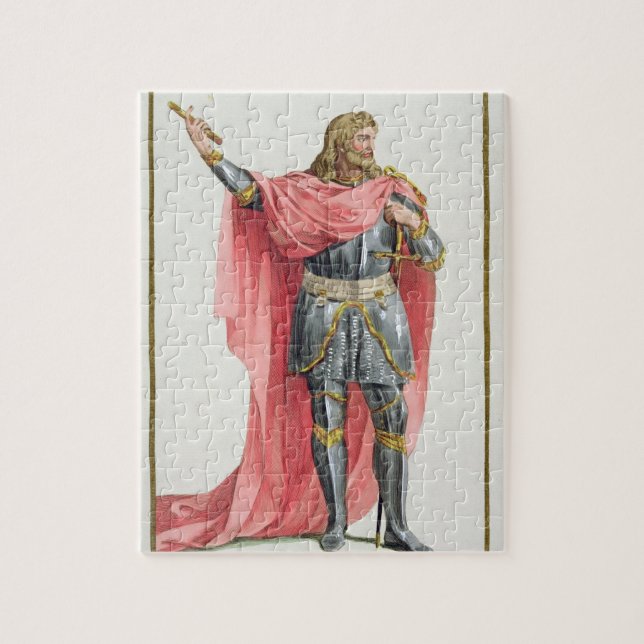 Simon de Montfort (c.1165-1218) from 'Receuil des Jigsaw Puzzle (Vertical)