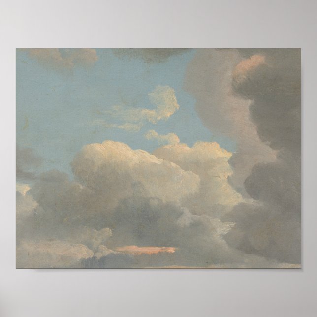 Simon Denis - Cloud Study (Early Evening) Poster (Front)