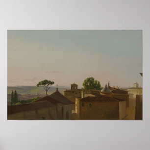 Simon Denis - View on the Quirinal Hill, Rome Poster