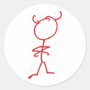 Simon Jester Classic Round Sticker