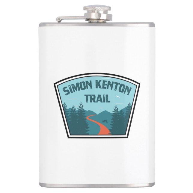 Simon Kenton Trail Hip Flask (Front)