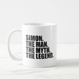 Simon name, Simon The Man The Myth The Legend Coffee Mug