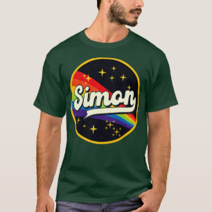 Simon Rainbow In Space Vintage Style T-Shirt