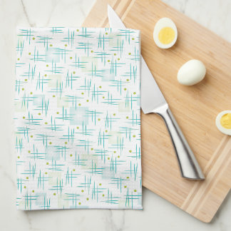 Simon Says! - in Nifty Teal Kitchen Towel
