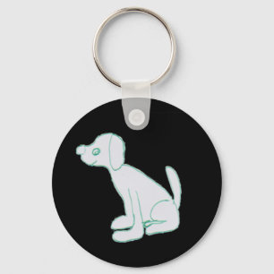 Simon the Great Dane Keychain