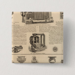 Simonds Manufacturing Company Stewart 2 Inch Square Button