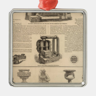 Simonds Manufacturing Company Stewart Metal Ornament