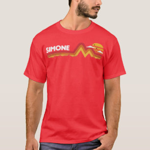 Simone Funny Retro Vintage Sunset Simone 80s 90s T T-Shirt