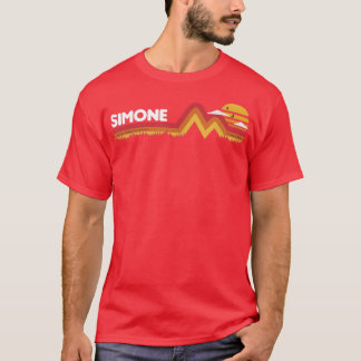 Simone Funny Retro Vintage Sunset Simone 80s 90s T T-Shirt