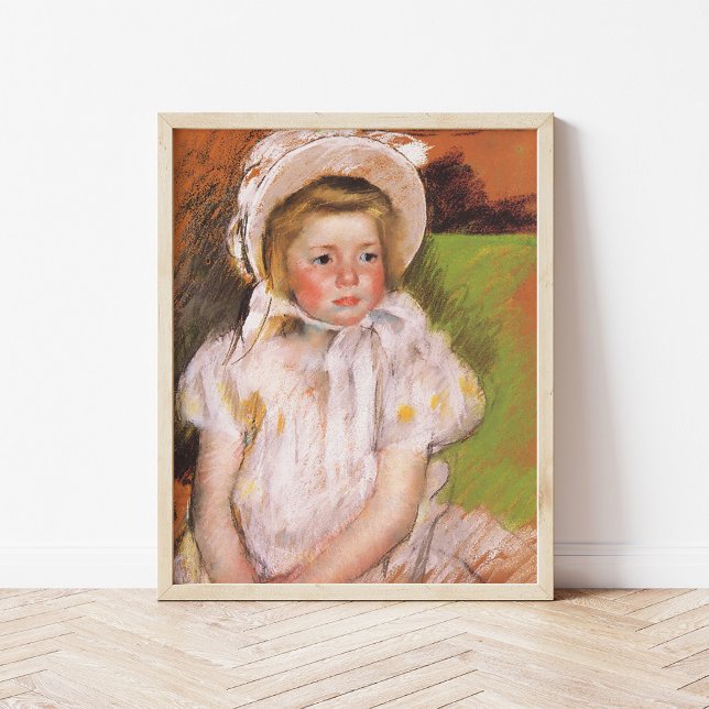 Simone in a White Bonnet | Mary Cassatt Poster (Creator Uploaded)