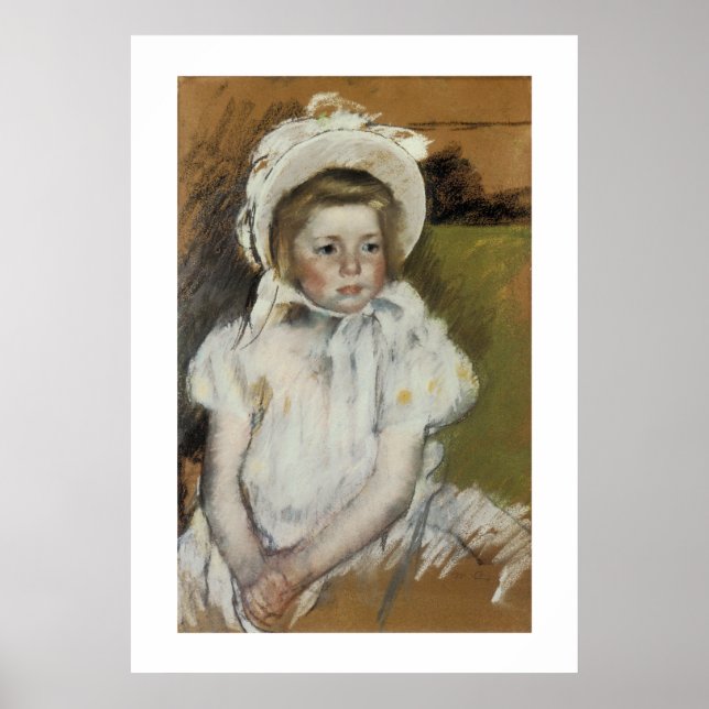 Simone in a White Bonnet Poster (Front)