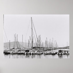 Simon's Town Harbour Cape Town Kodak Film Poster