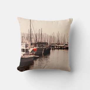 Simon's Town Harbour Ship Yacht View Cushion