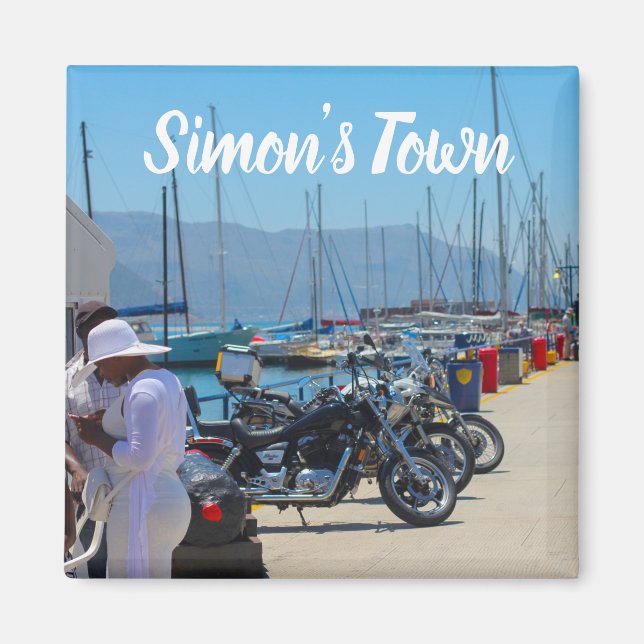 Simon's Town Navy Harbor South Africa Magnet (Front)