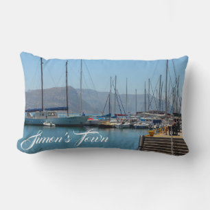 Simon's Town Navy Harbour South Africa Lumbar Pillow