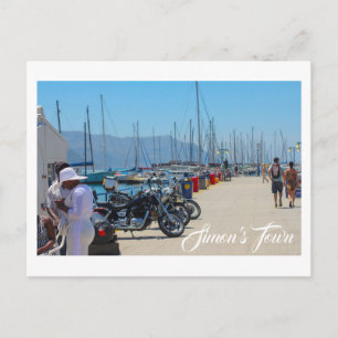 Simon's Town Navy Harbour South Africa Postcard