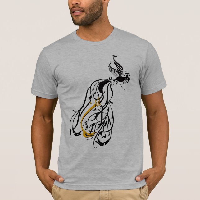 Simorgh & Iran T-Shirt (Front)