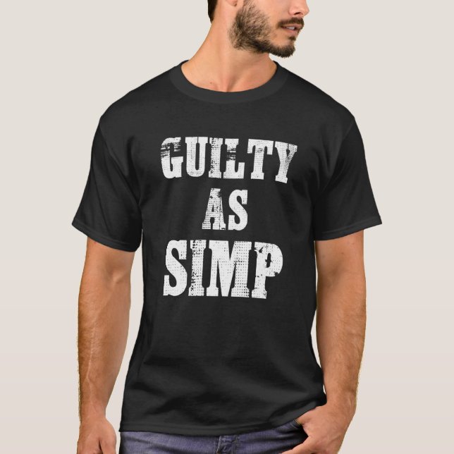 Simp  Sarcastic Egamer & Egirl Internet Meme Natio T-Shirt (Front)
