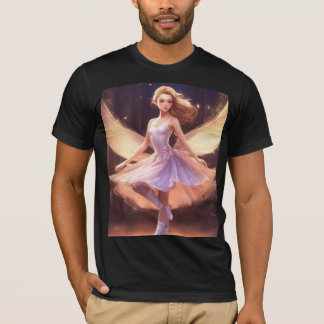 Simpal Black t-shirt Pari design