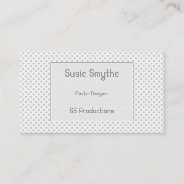 Simplante Gris Clair Petites Cartes Motifs Biz (Devant)