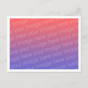 Simple 0.2 inch All Around White Border Template Postcard