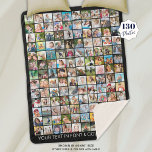 Simple 130 Square Photo Collage Personalized Sherpa Blanket<br><div class="desc">Making your own photo memory keepsake blanket is a great way to cherish and treasure special memories. Create your own utilizing this easy-to-upload photo collage template with 130 square pictures and personalized with your custom text. Make as a gift for family members or friends commemorating a special occasion like a...</div>