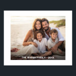 Simple 1 Photo Full Coverage - Chunky Text Overlay Poster<br><div class="desc">Use a horizontal or landscape photo and make a unique and trendy photo print for your wall. This modern minimal design includes a photo and a simple line of text to add any names and other event information. If you need to move anything around, click on the customize button to...</div>