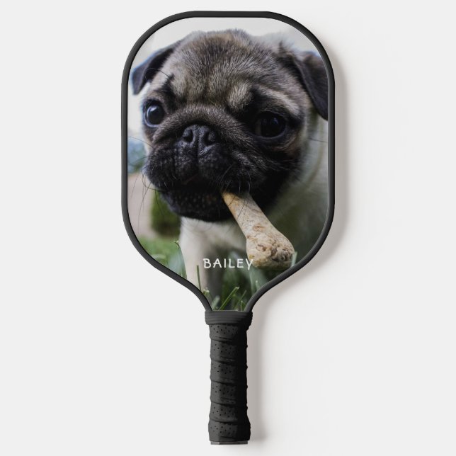 Simple 2 Photo Personalized Pickleball Paddle (Front)