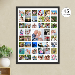 Simple 30 Photo Collage Poster