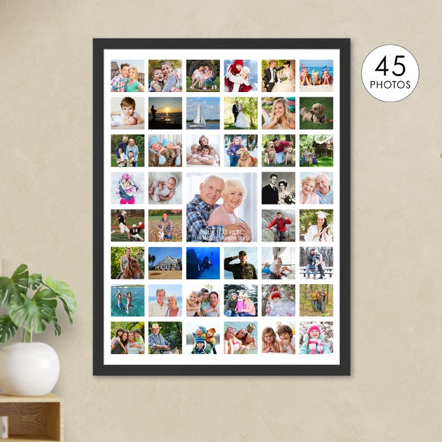 Simple 30 Photo Collage Poster (Creator Uploaded)