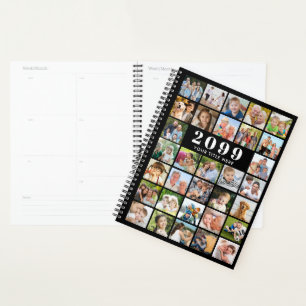 Simple 32 Photo Collage Custom Planner