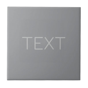 Simple 3 Dimensional Looking Text   Gray Tile