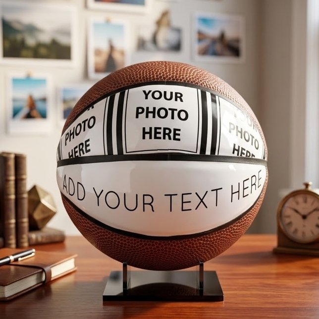 Simple 3 Photos & Add Text –  Upload Picture  Mini Basketball (Creator Uploaded)