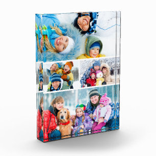 Simple 4 Photo Collage Acrylic Photo Block