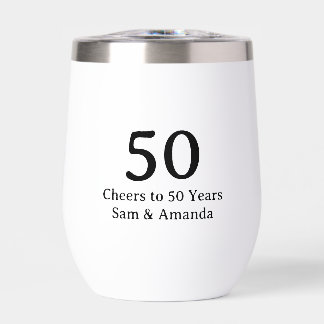 Simple 50e Anniversaire Personnalisé
