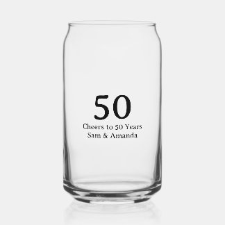 Simple 50e Anniversaire Personnalisé