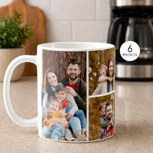 Simple 6 Photo Collage Coffee Mug