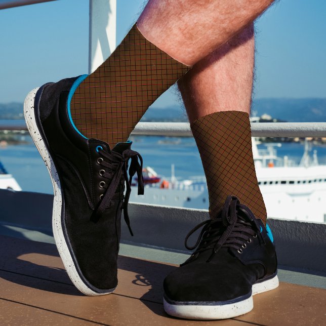    Simple Abstract Elegant Cool Funny Fishnet Warm Socks (Creator Uploaded)