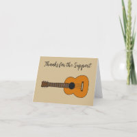 Simple Acoustic Guitar Cartoon | Add Text