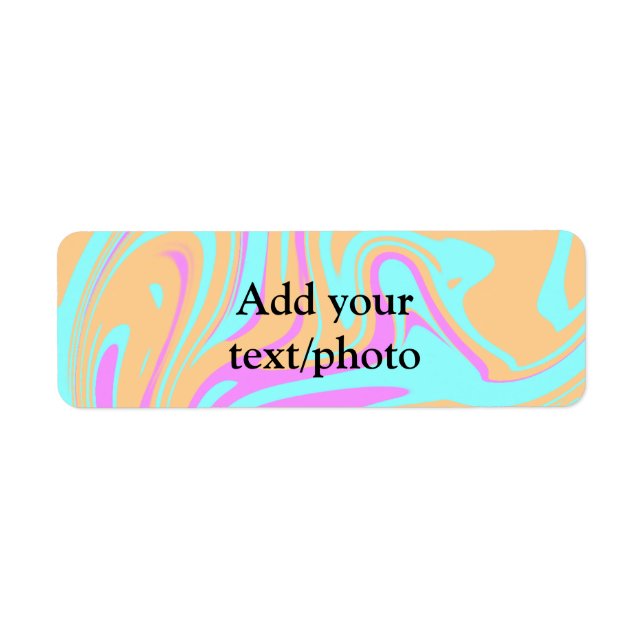 Simple acrylic pour marble add your text name cust (Front)