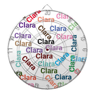 SIMPLE add name typography calligraphy colour name Dartboard