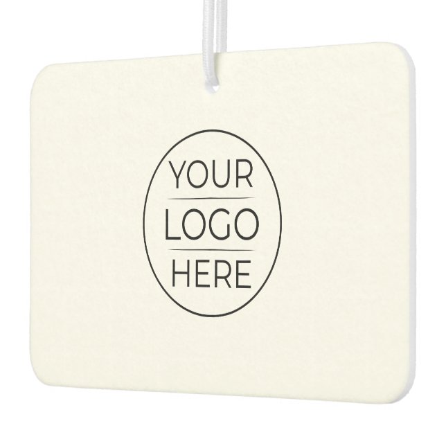 Simple Add Your Logo Business Air Freshener (Left)
