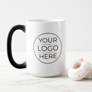 Simple Add Your Logo Business Magic Mug