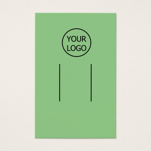 simple add your logo custostom hair clip display (Devant)