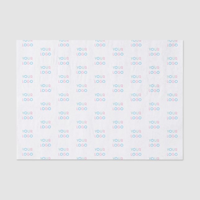 Simple Add Your Logo Tissue Paper (Front)