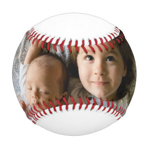 simple add your photo text colourful stars texture baseball