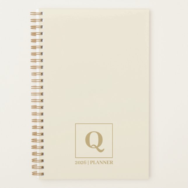 Simple & Aesthetic Design | Custom organization  Planner (Front)