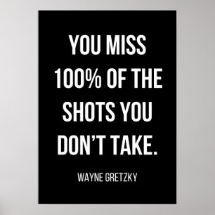 simple affiche de motivation en noir et blanc