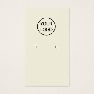 simple ajouter votre logo Boucles d'oreilles perso