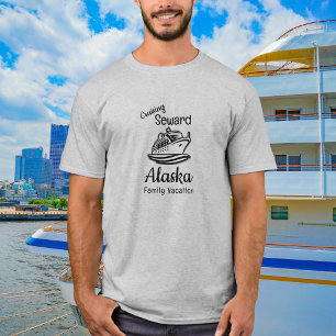  Simple Alaska Family Vacation T-Shirt Personalize